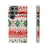 Watercolor Study of Christmas Patterns - Impact Resistant Phone Case Samsung Galaxy S23 Ultra Matte